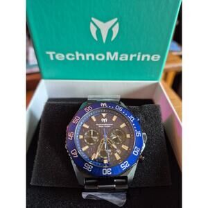 TechnoMarine Racing Legends Men's Watch 44.2mm Blue Black